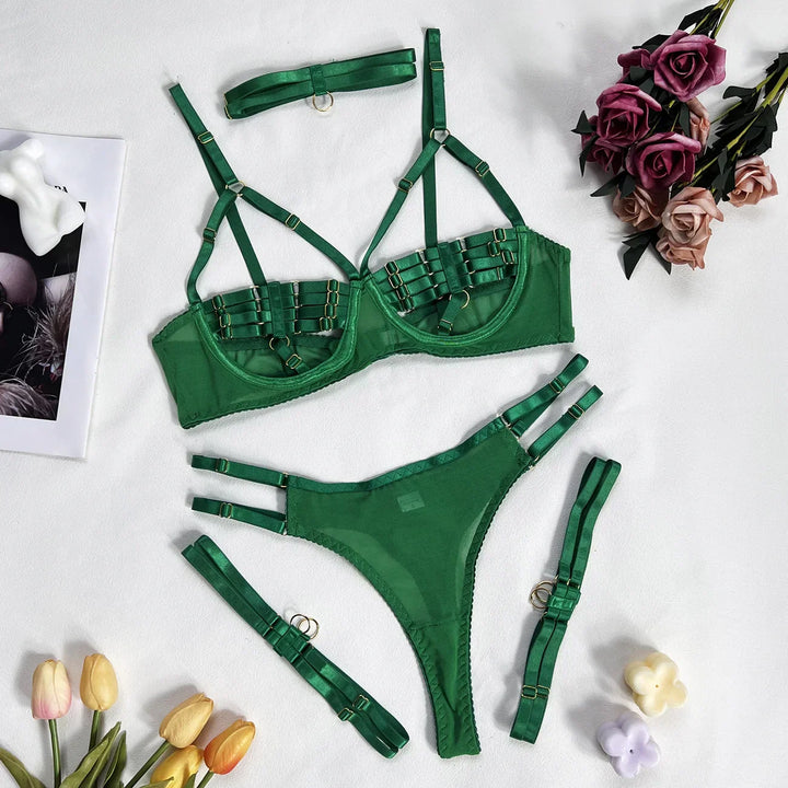 Amanda | 4-delig lingeriesetje