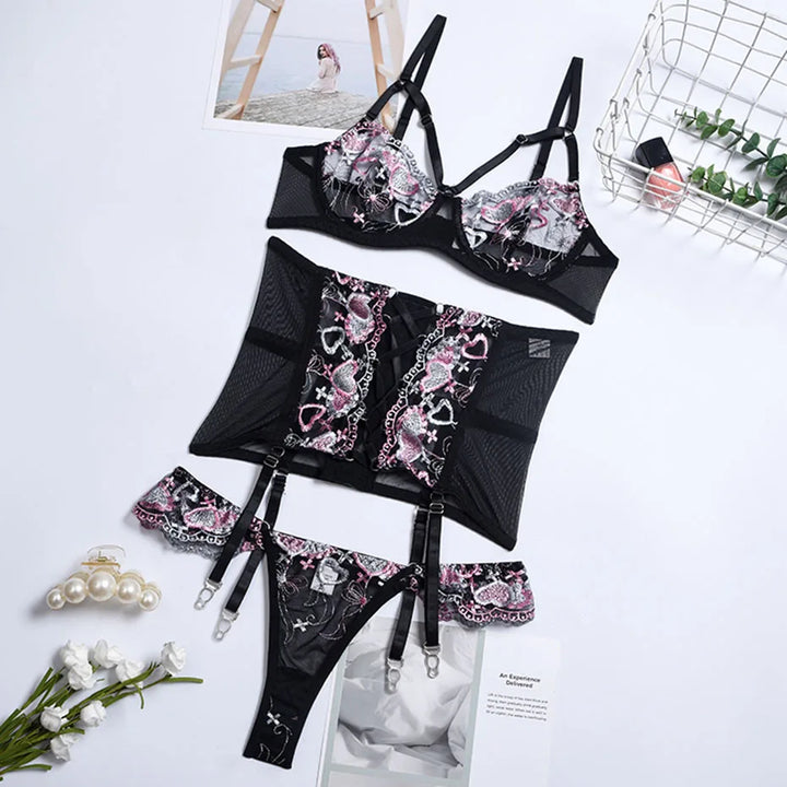 Layla | 3-delig Frans lingerie setje