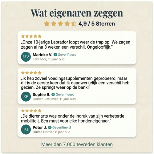 Kauwsnacks voor heup en gewrichten