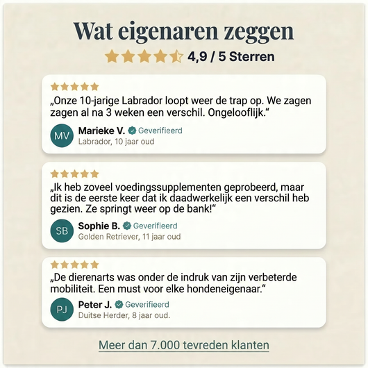 Kauwsnacks voor heup en gewrichten