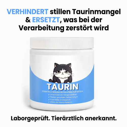 Beugen Sie einem unbemerkten Mangel vor, bevor erste Anzeichen auftreten – mit dem Taurin-Nahrungsergänzungsmittel Wooflyx™