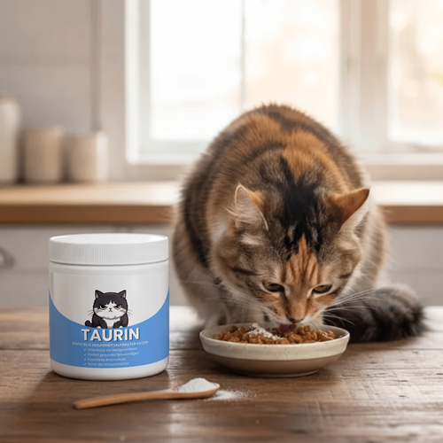 Beugen Sie einem unbemerkten Mangel vor, bevor erste Anzeichen auftreten – mit dem Taurin-Nahrungsergänzungsmittel Wooflyx™